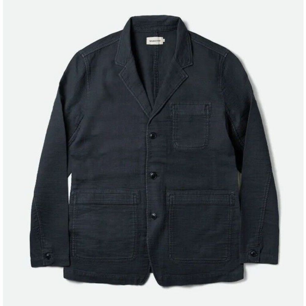Taylor Stitch The Emerson Jacket Blazer In Navy  Double Cloth 40 M NEW Huckberry - Picture 6 of 14